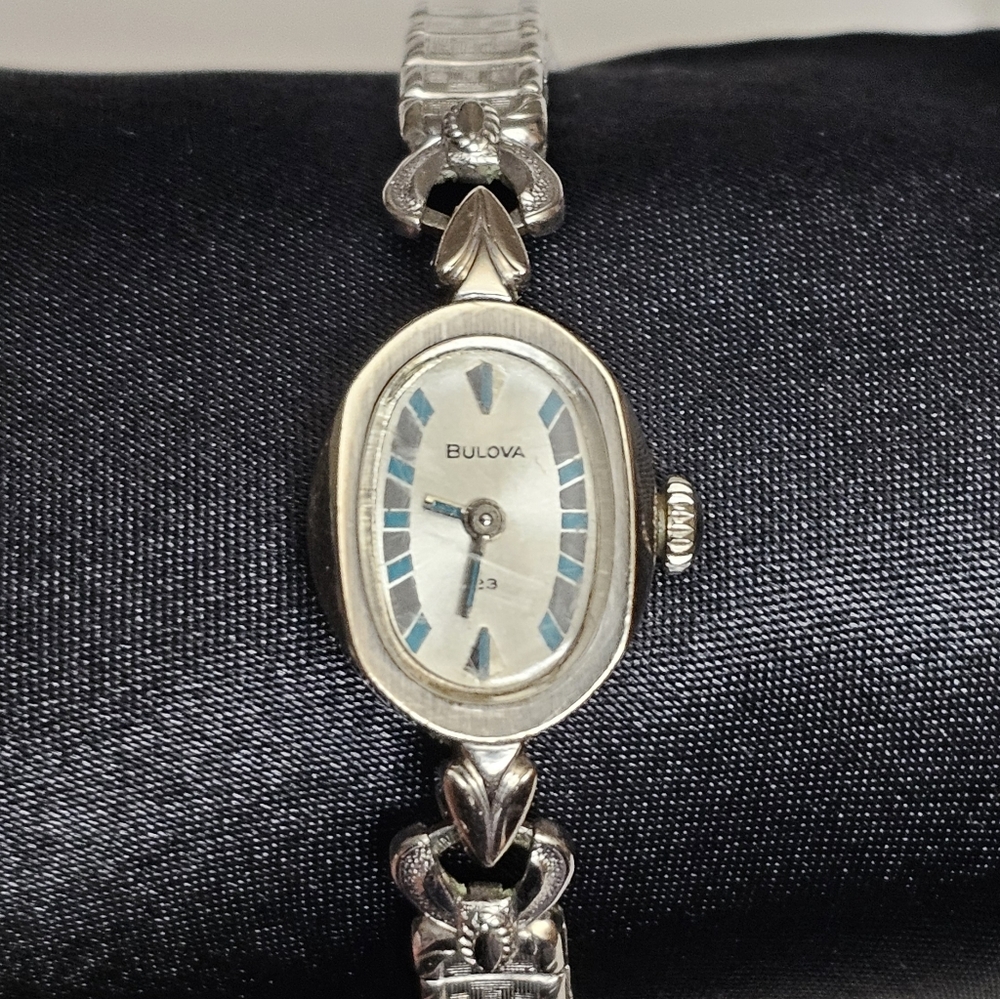 BULOVA N2 Vintage 10kt Rolled Gold Plate Manual Wind Womens Watch Art Deco 23